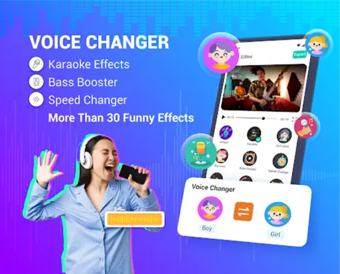 Voice Changer - Audio Effects android App screenshot 7